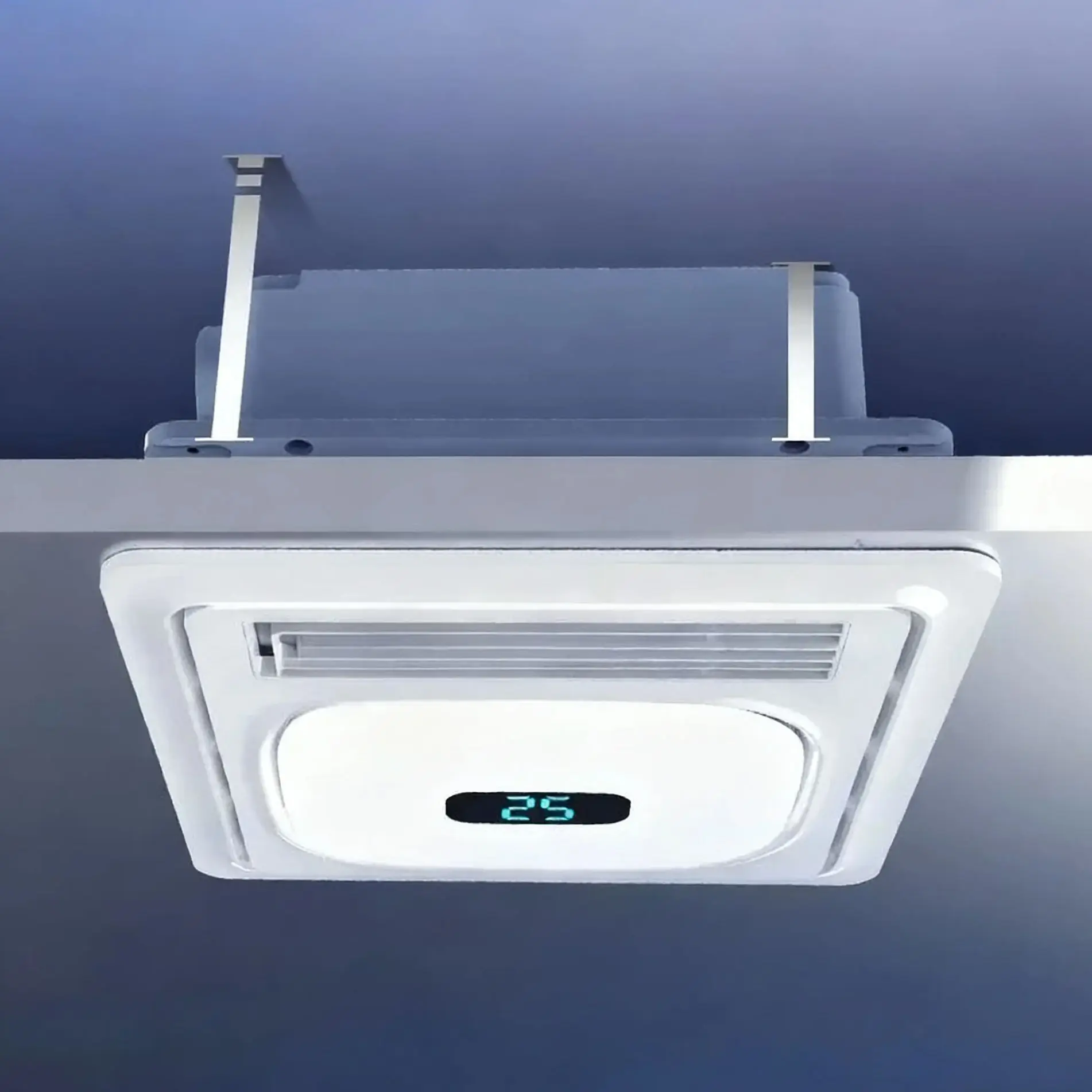 

Good wife bathroom light with wind heating. Integrated bathroom heating exhaust fan and lighting.