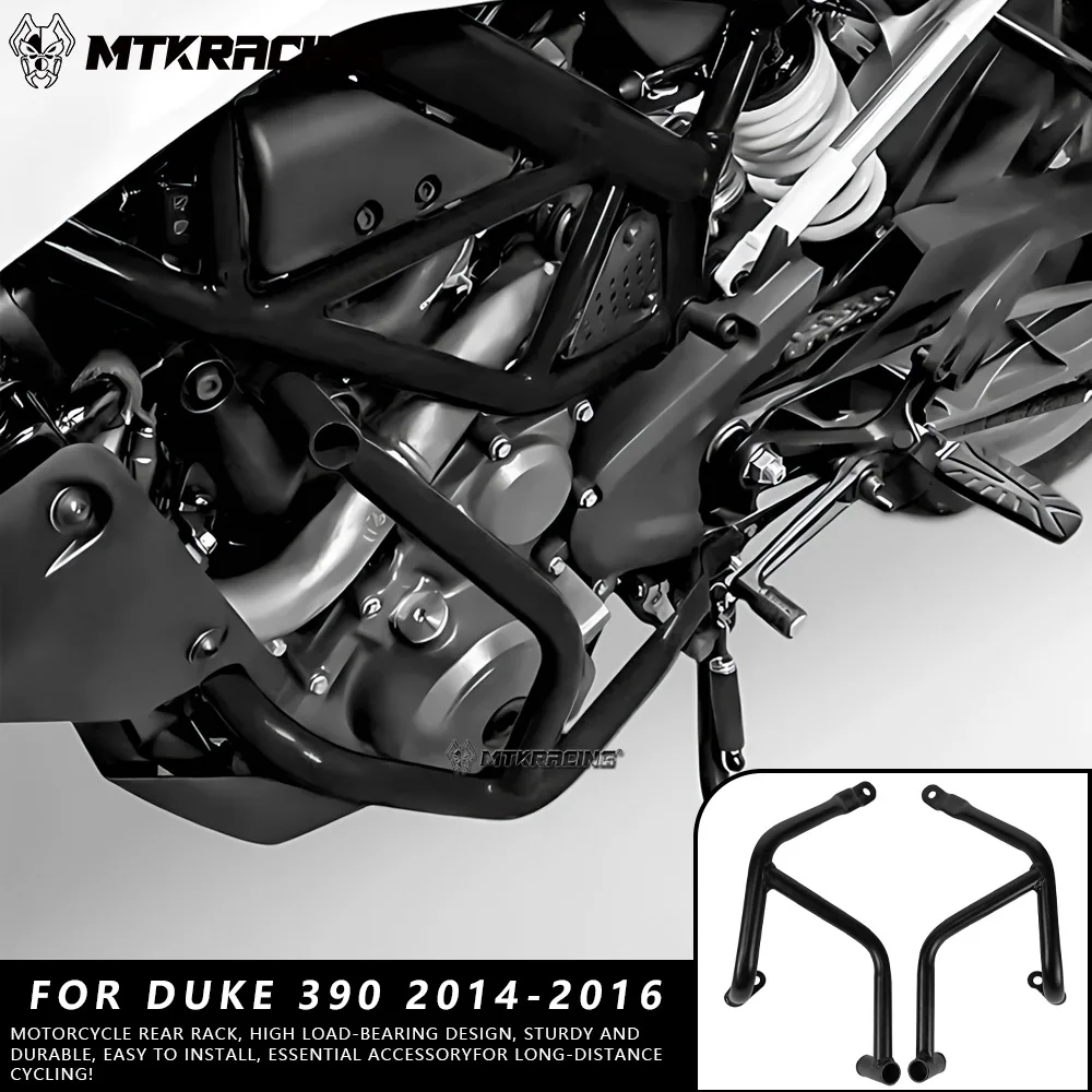 

MTKRACING For KTM DUKE 390 2014-2016 Motorcycle Accessories Frame Protection Bumper Engine Guard Highway Crash Bar