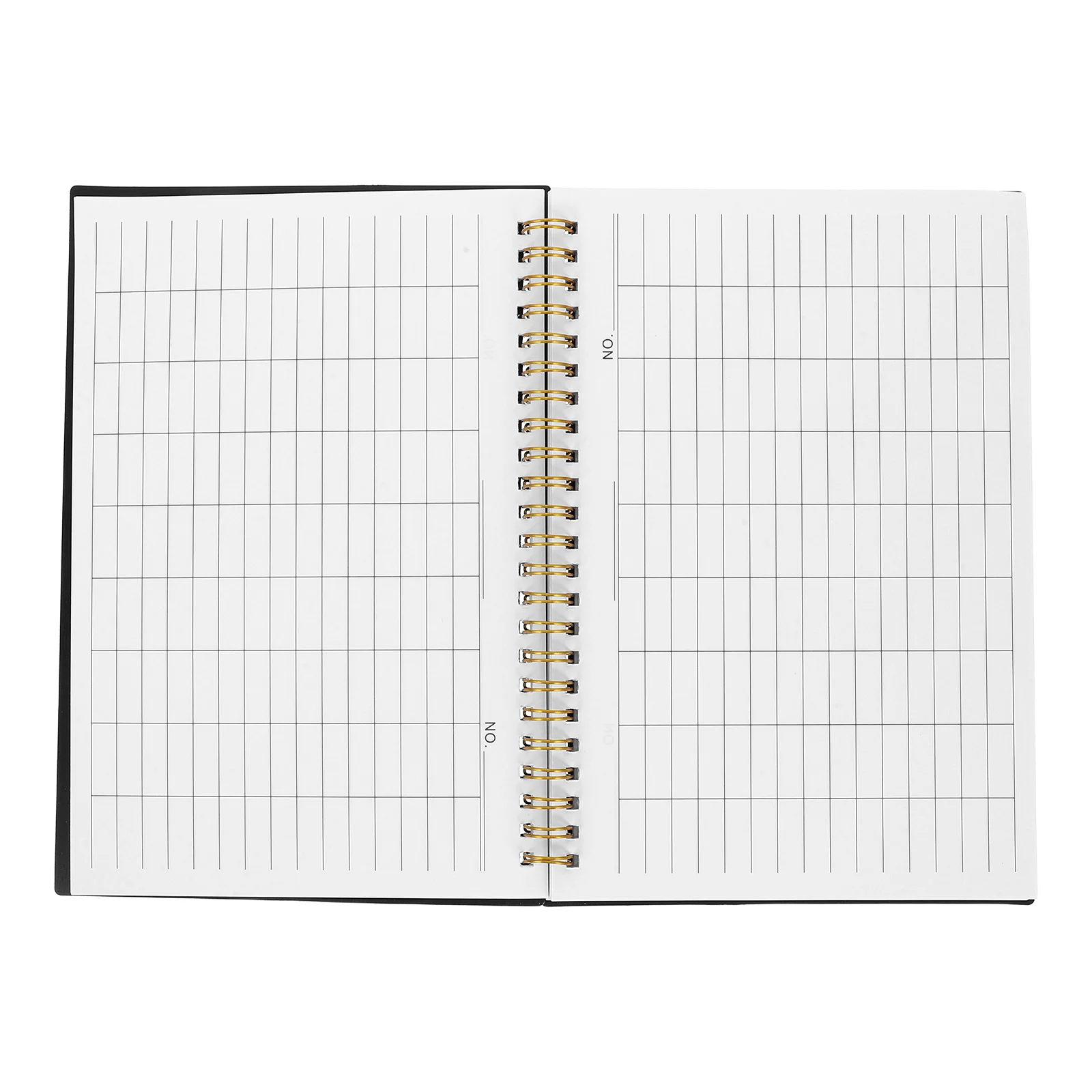 Horizontal Record Book PP Cover Blank Lined Paper Inventory Log Detailed Tracking Financial Management Accounting Ledger