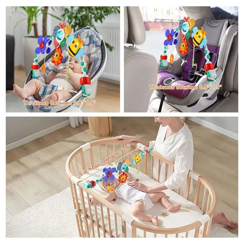 a49k-for-infant-toddler-adjustable-arch-bassinet-stroller-arch-for-stimulating-baby'-s-senses-baby-crib