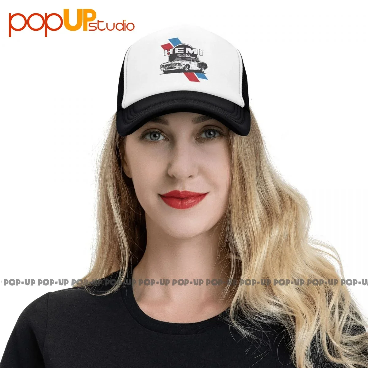 71 Plymouth Hemi Cuda Fathers Day Gift Baseball Cap Trucker Hats Breathable Sunscreen Vintage Hot Selling Style image 6