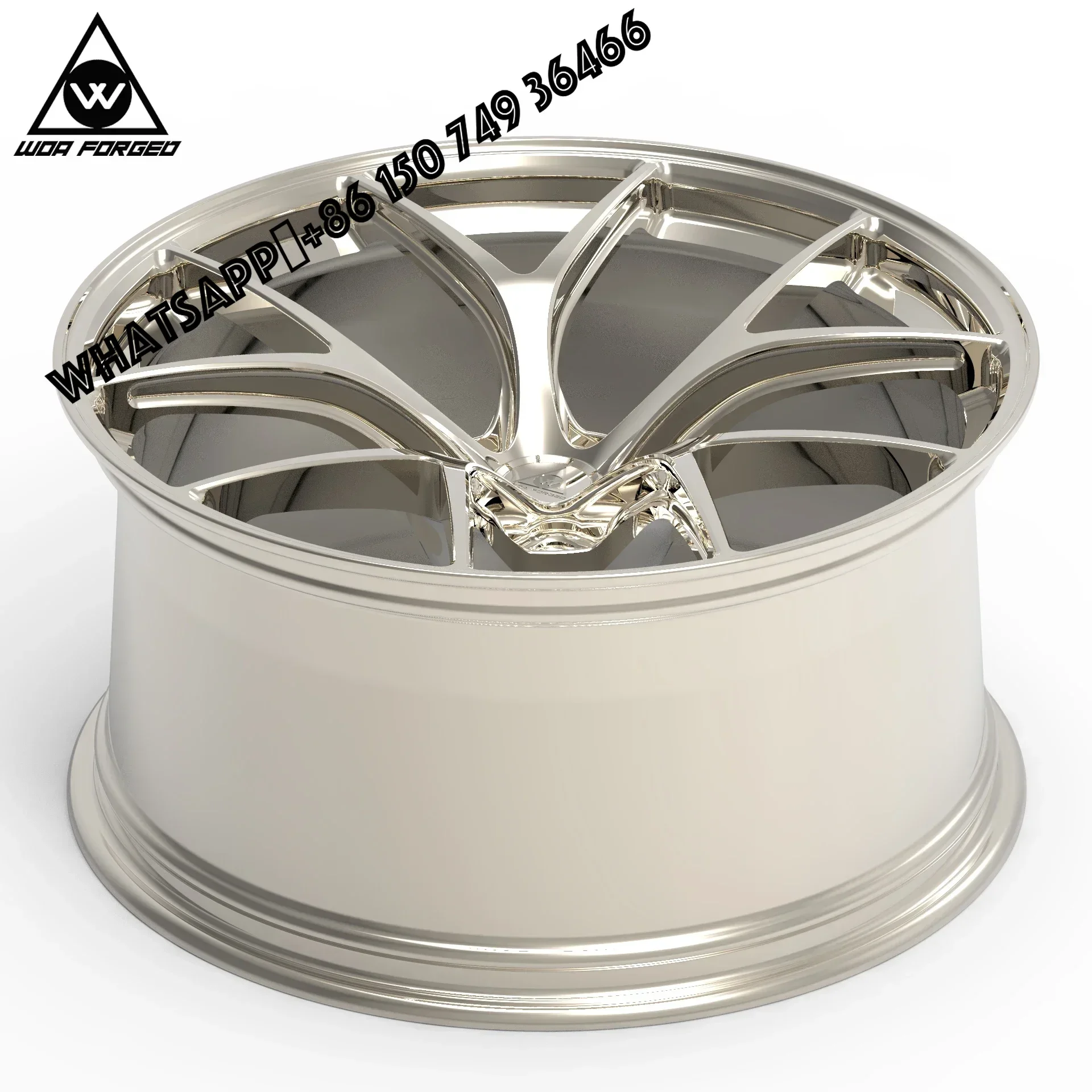 6061-T6 Monoblock Forged Wheels Lightweight Hub Wheel Aluminum Alloy Fit Customized Ofsolidfied for Audi A4 S4 A