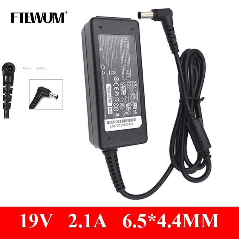 Laptop Adapter 19V 2.1A 6.5*4.4mm Charger For LG Monitor 24 Inches LED LCD LCAP26B-E AP16B-A ADS-45FSN-19 19040GPCU Power Supply