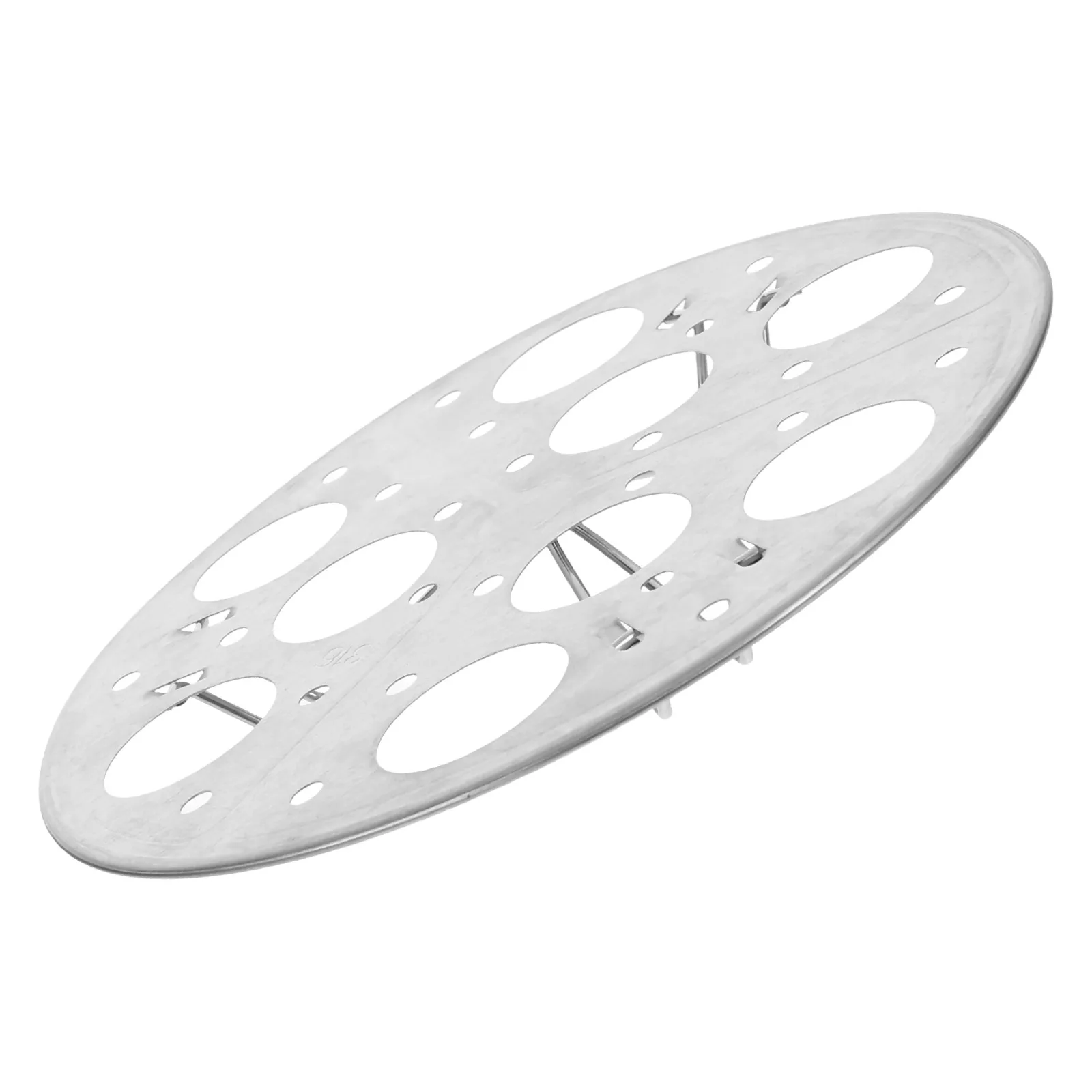 

Stainless Steel Steamer Rack 9-Hole Design Egg Cooking Efficient Nutritional Value Retention Stainless Steel Steamed Egg Rack