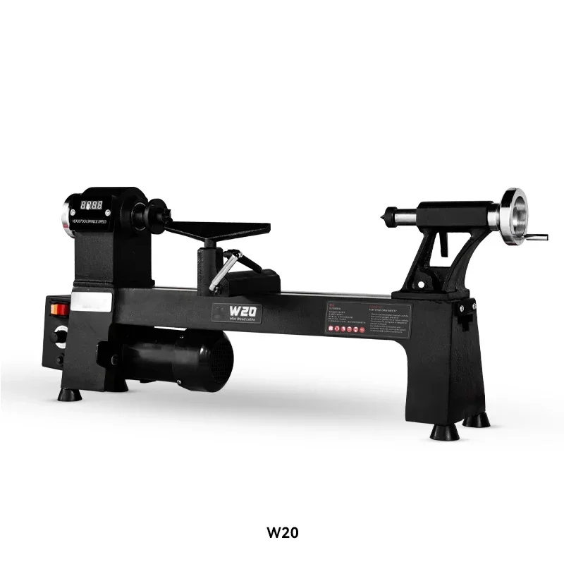 W30 Small Woodworking Lathe Multi-function W20 250W Mini Woodworking Lathe Stepless Speed Change Woodworking Lathe 750w