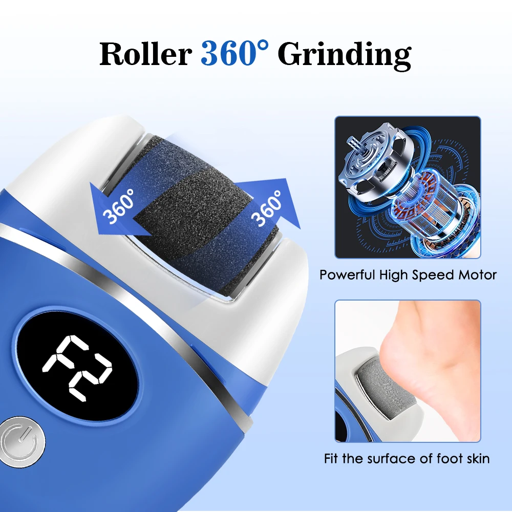 2 In 1 Electric Foot File And Nail Trimmer Automatic Nail Clipper Foot Grinder Dead Skin Callus Remover Pedicure Polishing Tools