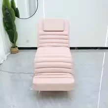 سرير تدليك تجميلي كهربائي 3 محركات قابل للتعديل، طاولة رموش الوجه لصالون التجميل والمنتجعات الصحية والعلاج العافية