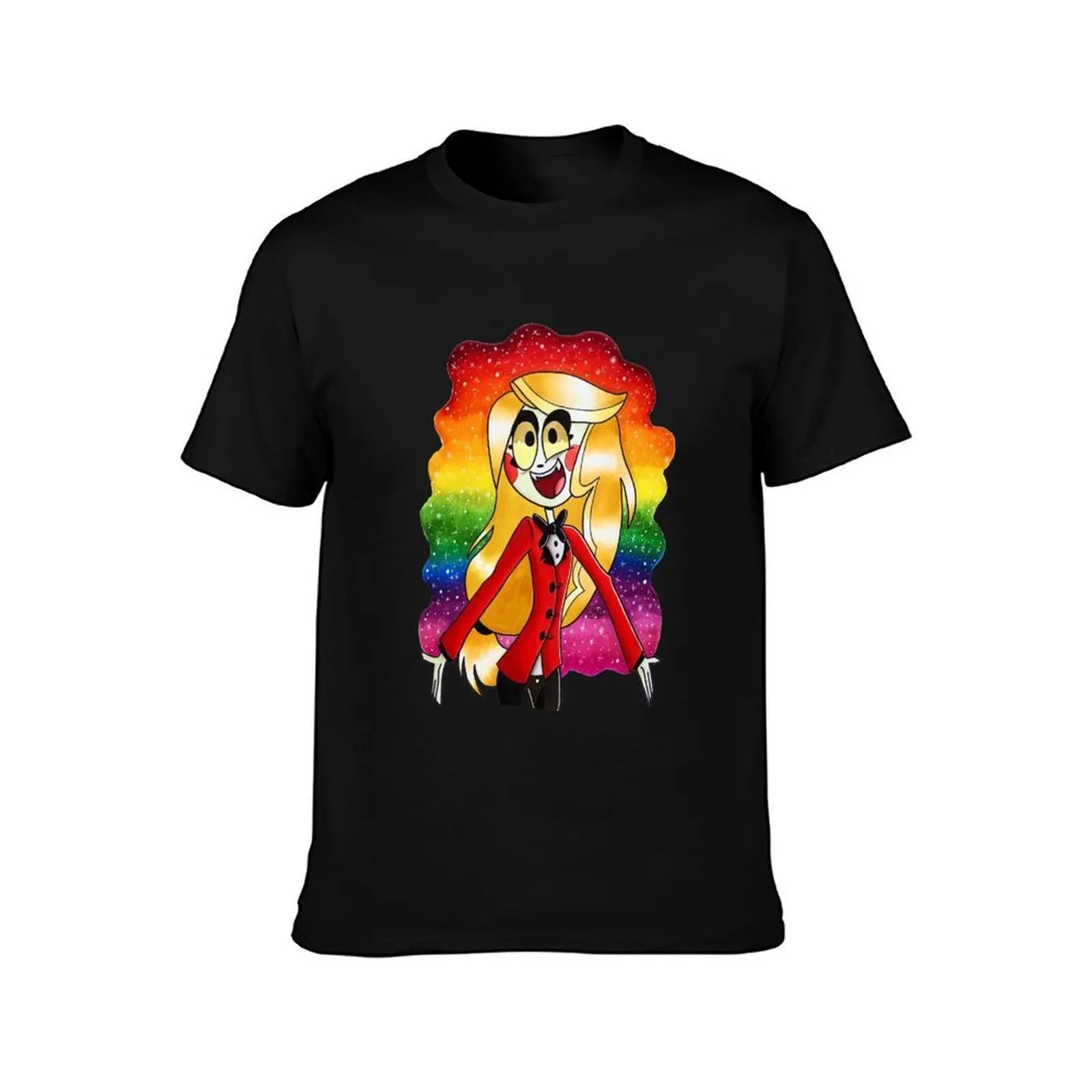 Inside every demon is a RAINBOW! T-Shirt Simple Trendy Casual T-Shirt