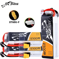 Upgrade TATTU 2300mAh 4S 14.8V 45C Lipo Battery With XT60 For RC Helicopter Quadcopter FPV Racing Drone Parts 4s Drones Battery