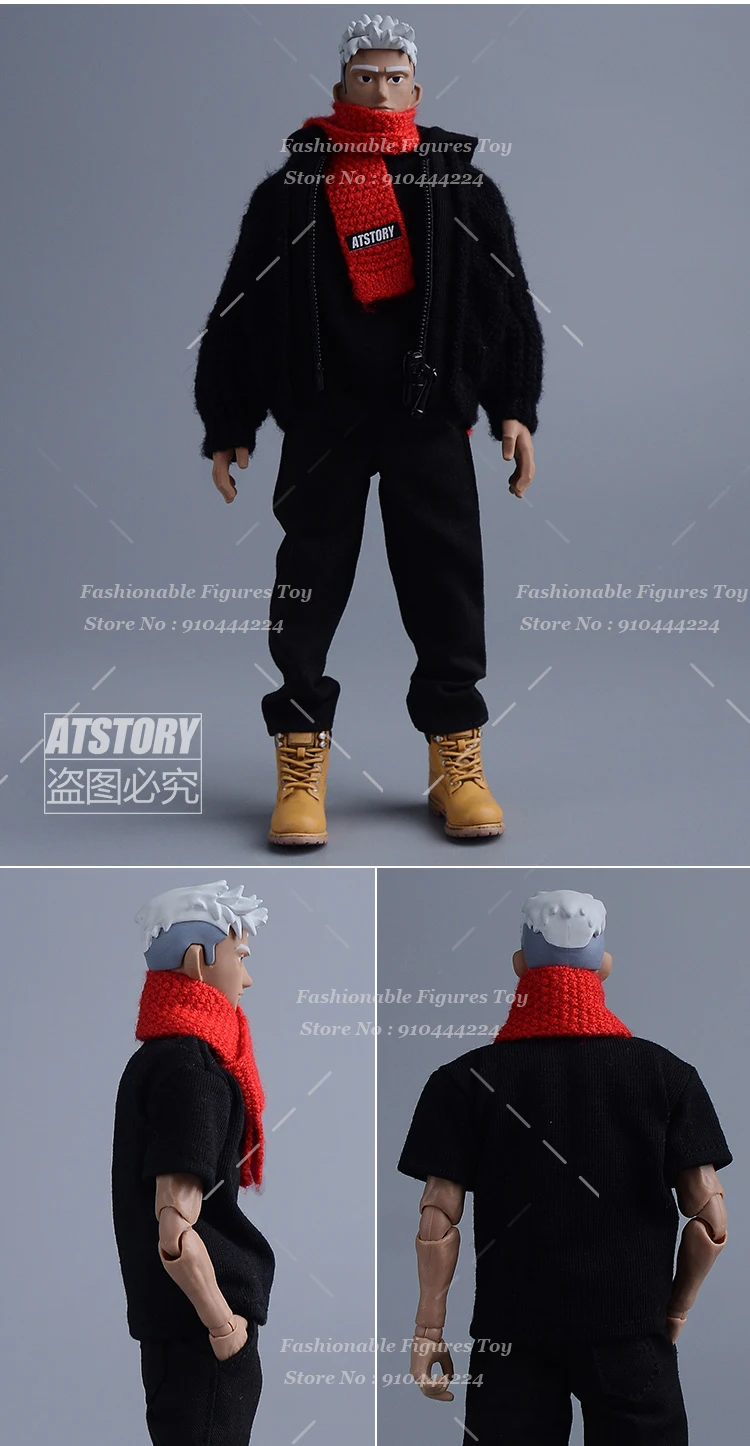 ผ้าพันคอถักมือ ATStory ขนาด 1/12 สำหรับตุ๊กตา BJD Asi 3.0 ขนาด 6 นิ้ว ของสะสมสำหรับนักสะสมแอคชั่นฟิกเกอร์