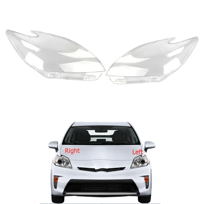 For Toyota Prius 2010-2012 Front Right Headlight Cover Head Light Lamp Lamp Shell Mask Lampshade Lens Parts Accessories-A08Q