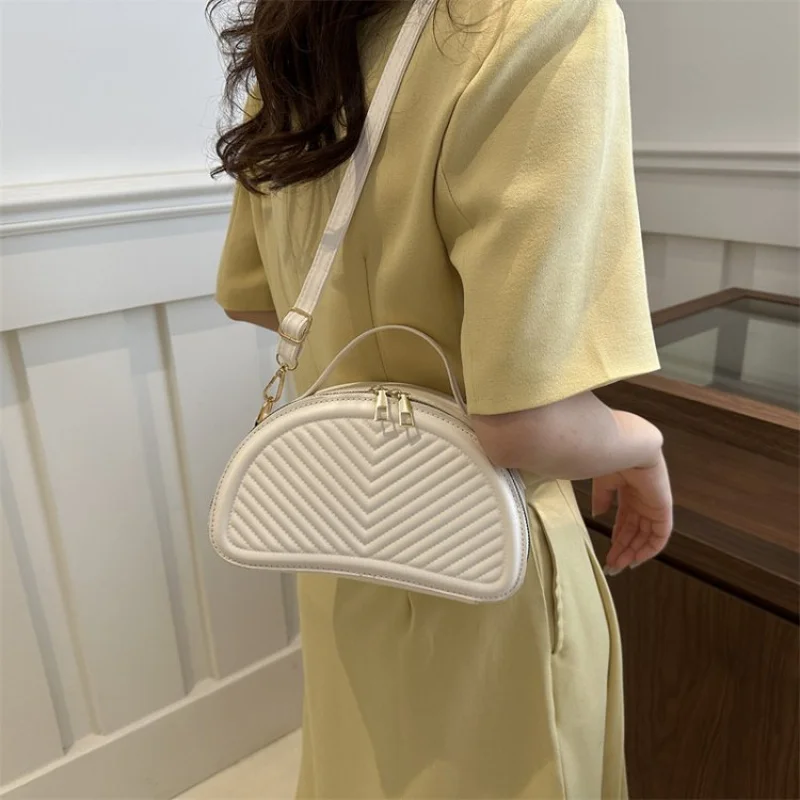 

Элегантная кожаная женская сумка через плечо, элитная роскошная брендовая модная классическая пригородная сумка Paris изысканной художественной ткани ​