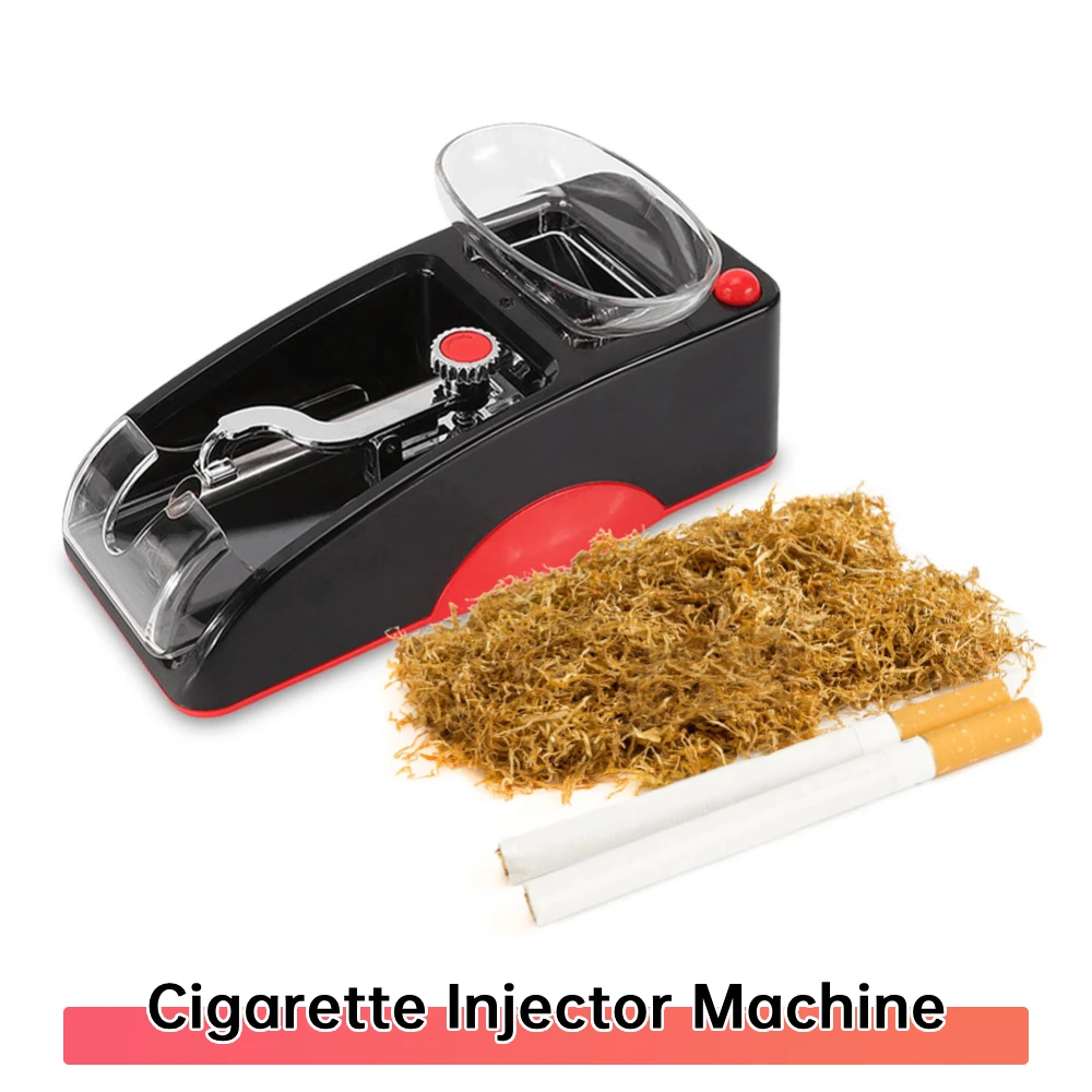 6.5/8mm Electric Cigarette Injector Machine Tobacco Rolling Automatic Roller Maker Cigarette Rolling Machine for Cigarette