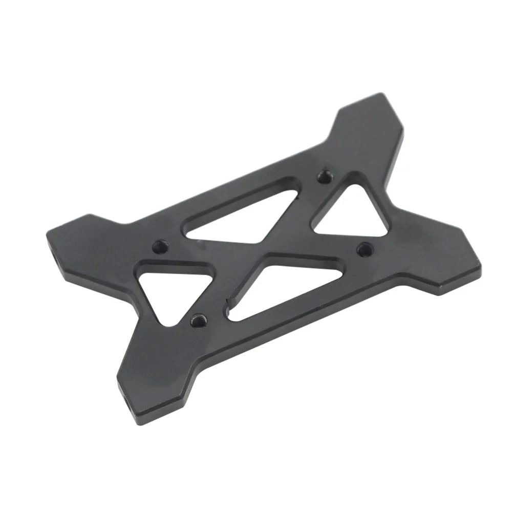 Metal Battery Mounting Base Fixed Bracket Chassis Brace Beam for 1/10 RC Crawler Car Axial SCX10 SCX10 II Parts,BlackN03R