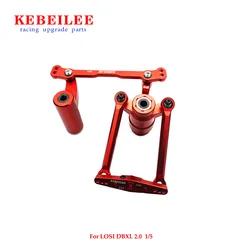 Kebeilee-サーボステアリングベルクランクキット,CNC alu7075,losi dbxl e2.0 1/5