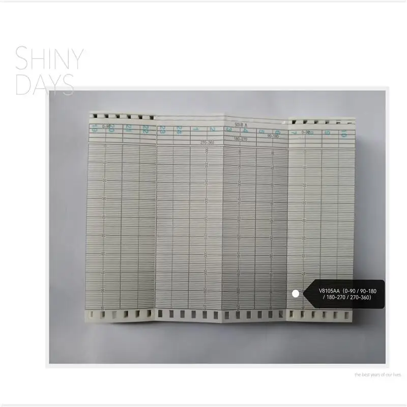 ليوكوجاوا KR181A 437106 437112 z-طي الرسم البياني ورقة V8104AH