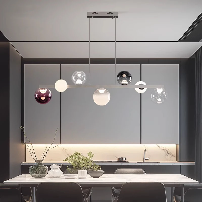 

Современная гостиная, ресторан, кабинет, подвесной светильник, украшение дома, светодиодная люстра, стеклянный шар, светильник, потолочный подвесной светильник