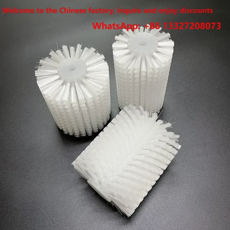 Vertical packaging machine accessories brush cylindrical drum dust removal vertical pillow type material handling brush