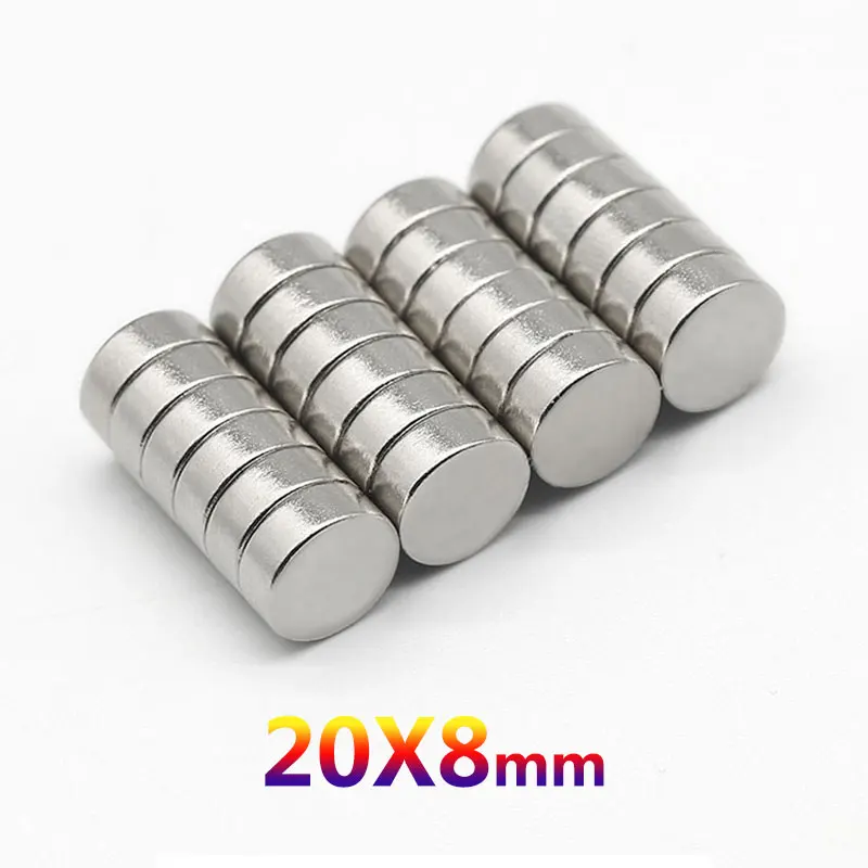 20x8mm Small Circular Magnets 20mmx8mm For Home Refrigerators, Offices DIY 20*8mm