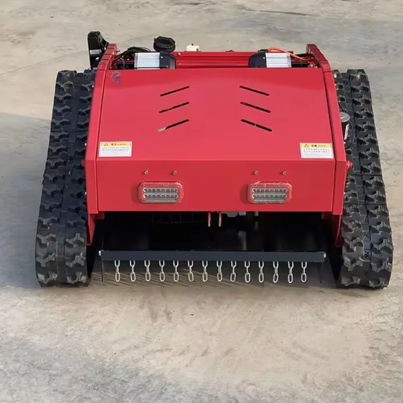 Remote control lawn mower crawler electric small multi-function gasoline four-wheel drive lawn mowing grass agricultural weeder
