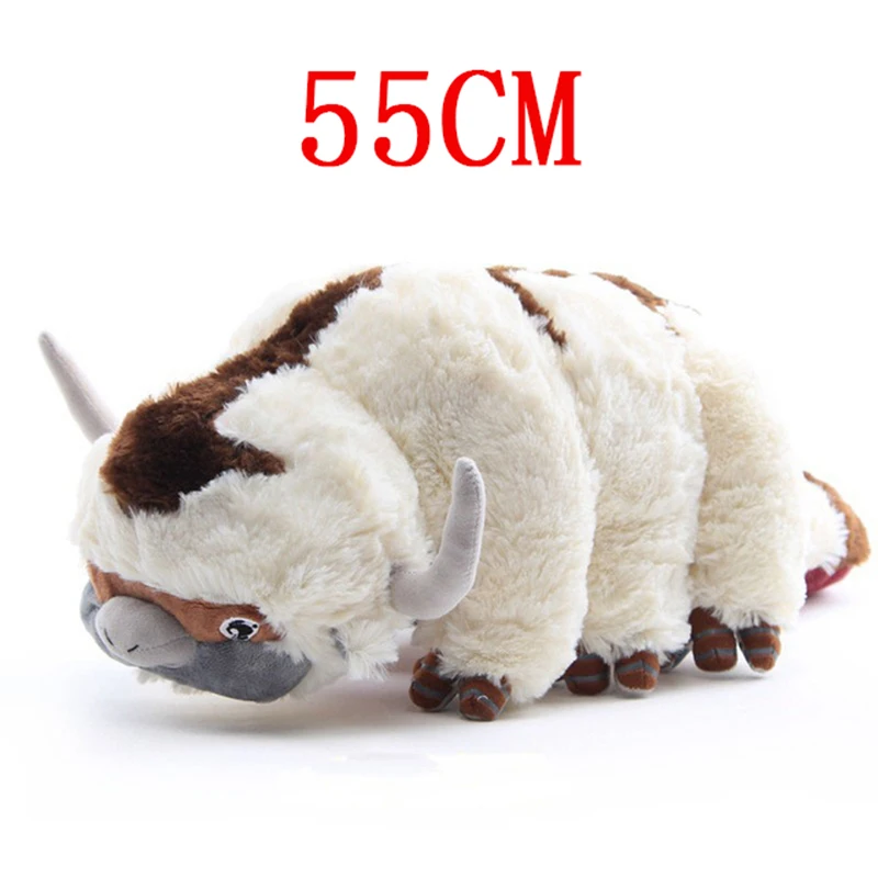 Large 45/55CM Anime Avatar the Last Airbender Plush Doll Avatar Appa Plushie Stuffed Soft Momo Stuffed Animal Dolls Gifts