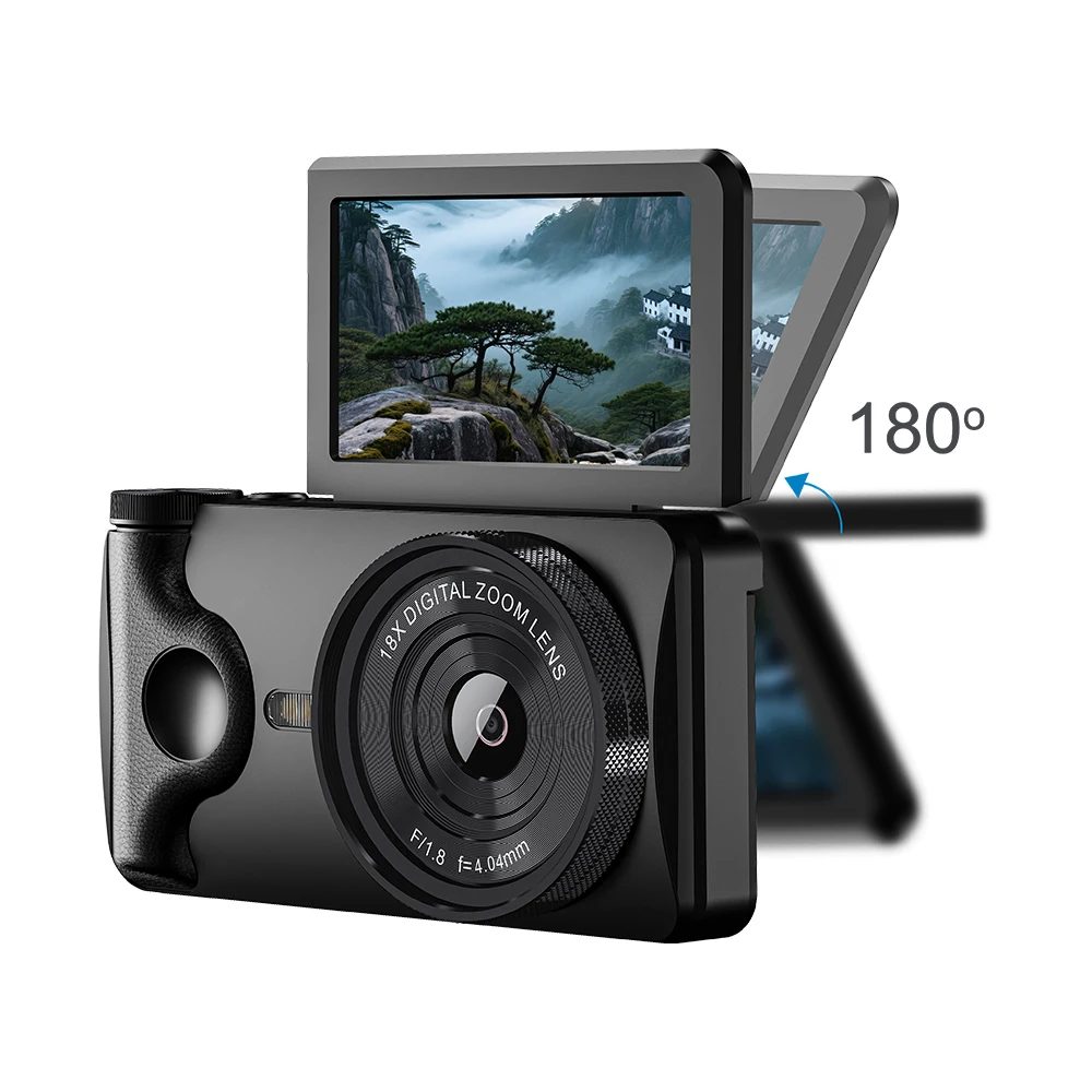 

Камера Vandlion A66, ретро-фильтры, откидной экран 3,0 дюйма, 2000 мАч, длительная запись, замедление времени, видеокамера 4K Ultra, видеоблог, поездка