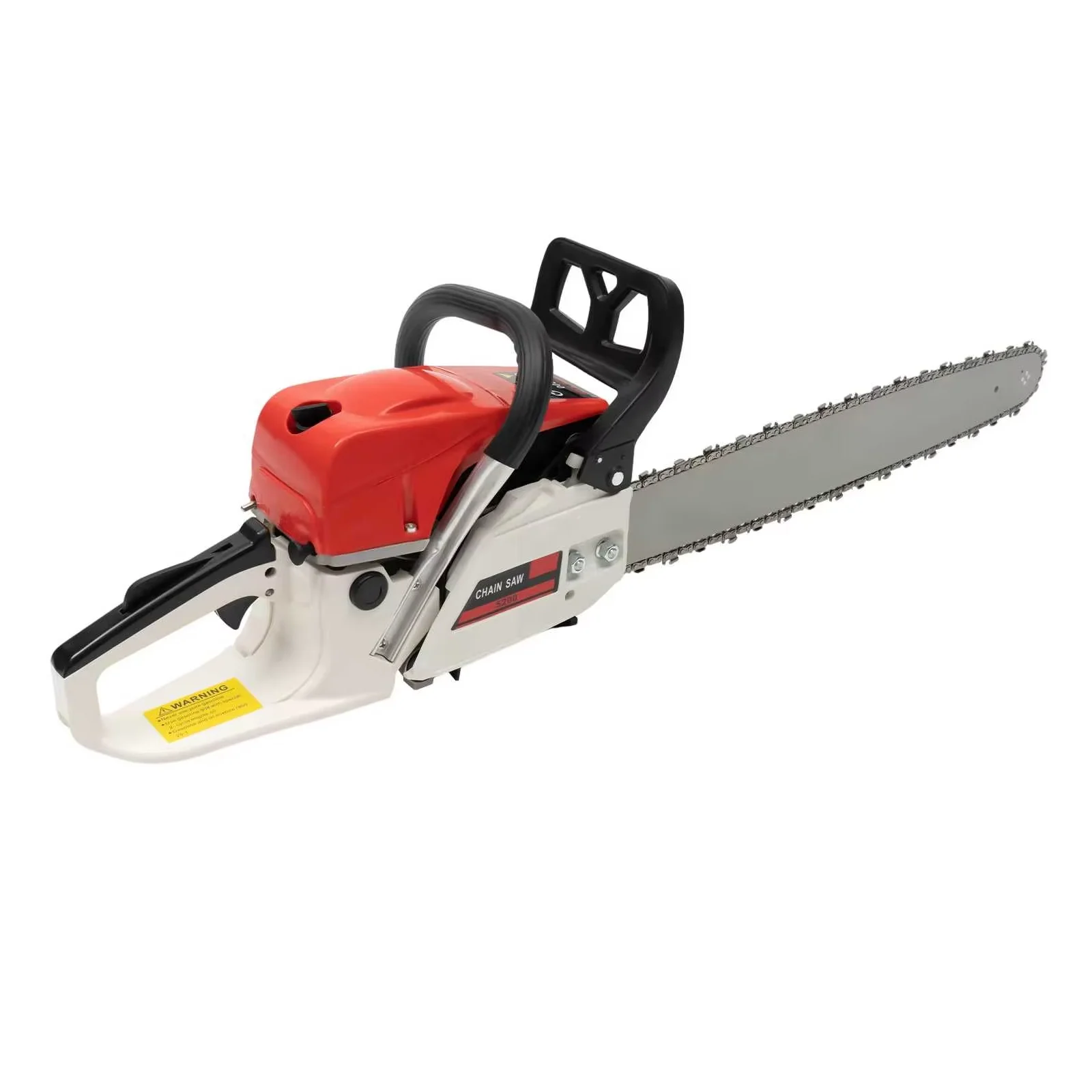 22 Inch 52CC Gasoline Chainsaw 2.0KW 2-Stroke Engine Gas Powered Chain Saw Handheld Tree Pruning Wood Cutting Tool Set 7500Rpm