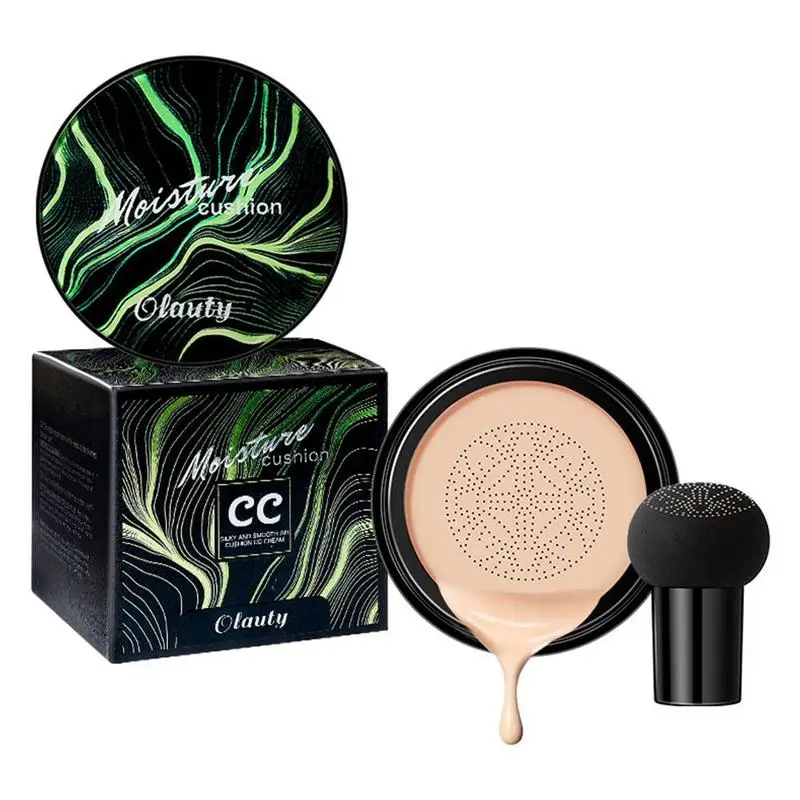 BB CC Cream Concealer Mushroom Head Air Cushion Makeup Base Isolation Beauty Foundation Waterproof Brightening Quick Cosmetics