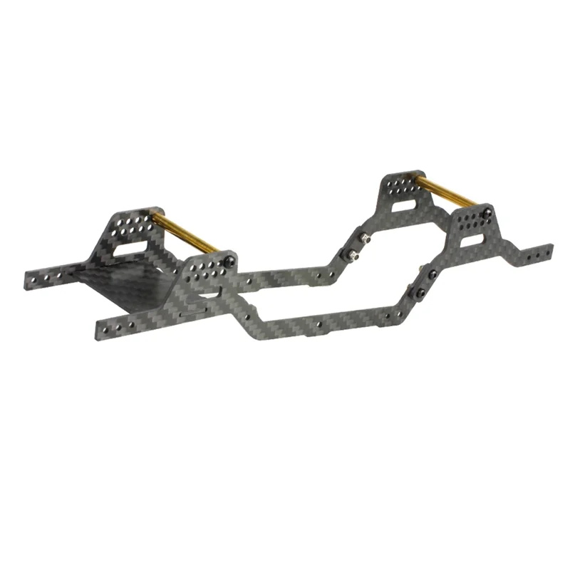 LCG Carbon Fiber Chassis Kit Frame Girder Rail for TRX4M 1/18 RC Crawler Car Upgrade Parts Accessories