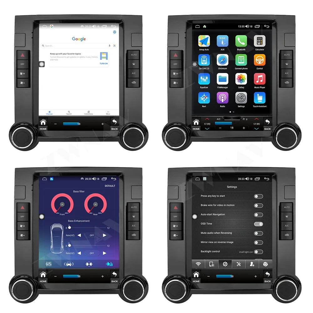 9,7-calowe radio samochodowe z Androidem dla Volkswagen Touareg 2003 2004 2005 2006 2007 2008 2009 2010 Nawigacja samochodowa GPS Carplay Jednostka główna