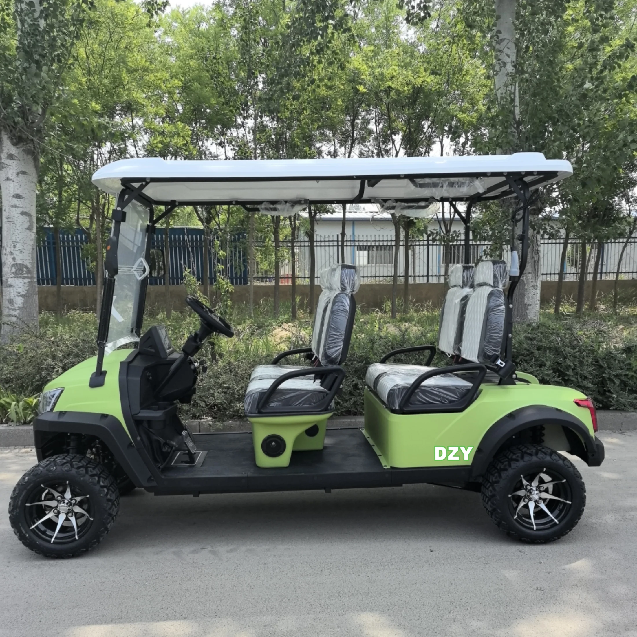 Export legal electric golf cart club car 48V off-road golf cart independent suspension electric sightseeing car manufacturer