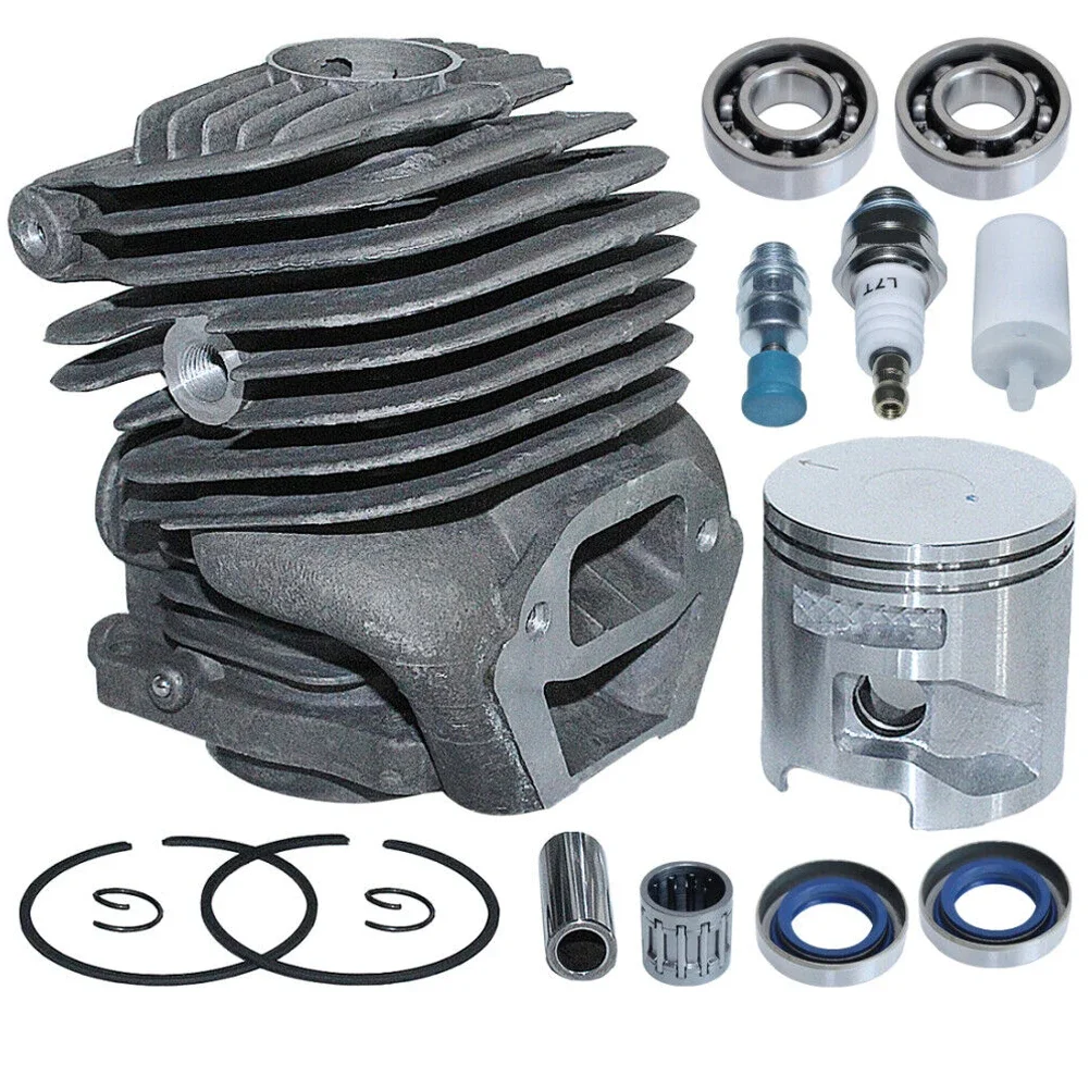 

51mm Cylinder Piston Kit for Partner For K750 K760 Concrete Saw Includes Pressure Reducing Valve and Fuel Filter