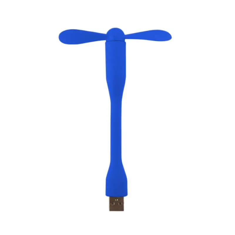 Creative USB Fan Flexible Portable Mini Fan and USB LED Light Lamp For Power Bank & Notebook & Computer Summer Gadget New