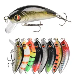 Leurres de pêche professionnels flottants Minnow, Jerkbait, Bass Pike Carkbait, Swimbait Wobblers, Japan Hot Model, 5cm, 4.5g, 1Pc