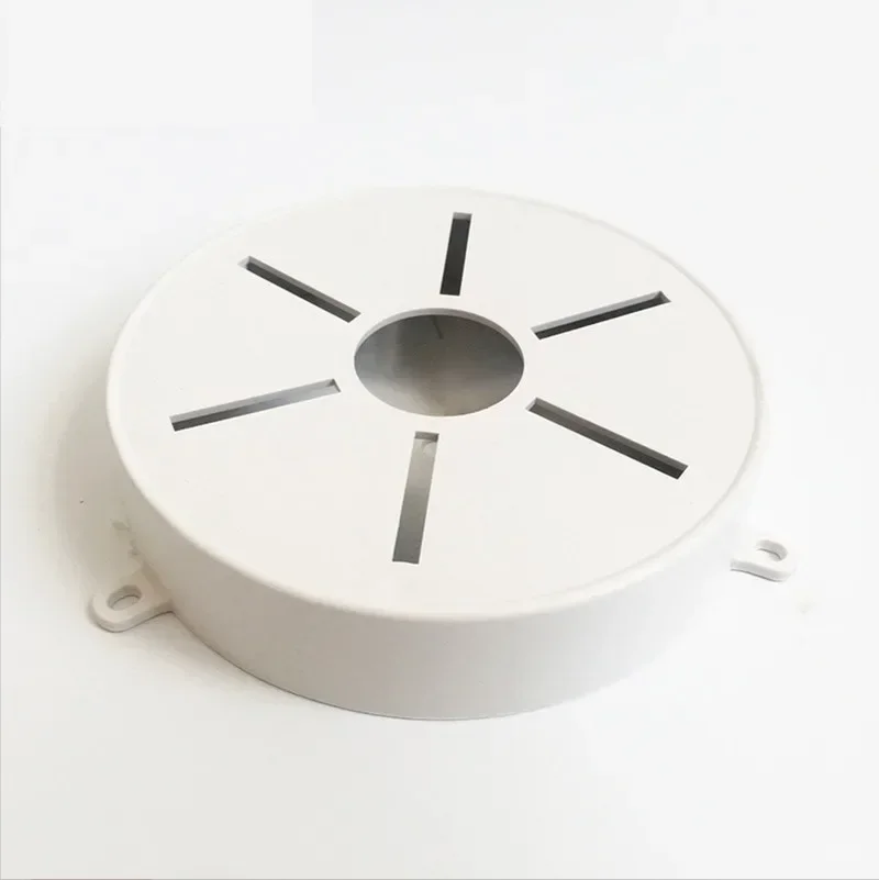 ANPWOO Monitoring Hemisphere Ceiling Bracket Hoisting Hemisphere Camera Bracket Base Plastic Dome Adapter Plate Hidden Wire Box