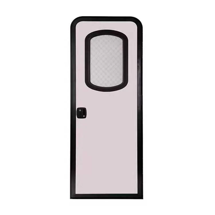 

Trailer Caravan Door Round Corner RV Entrance Door Insect Prevention RV Door