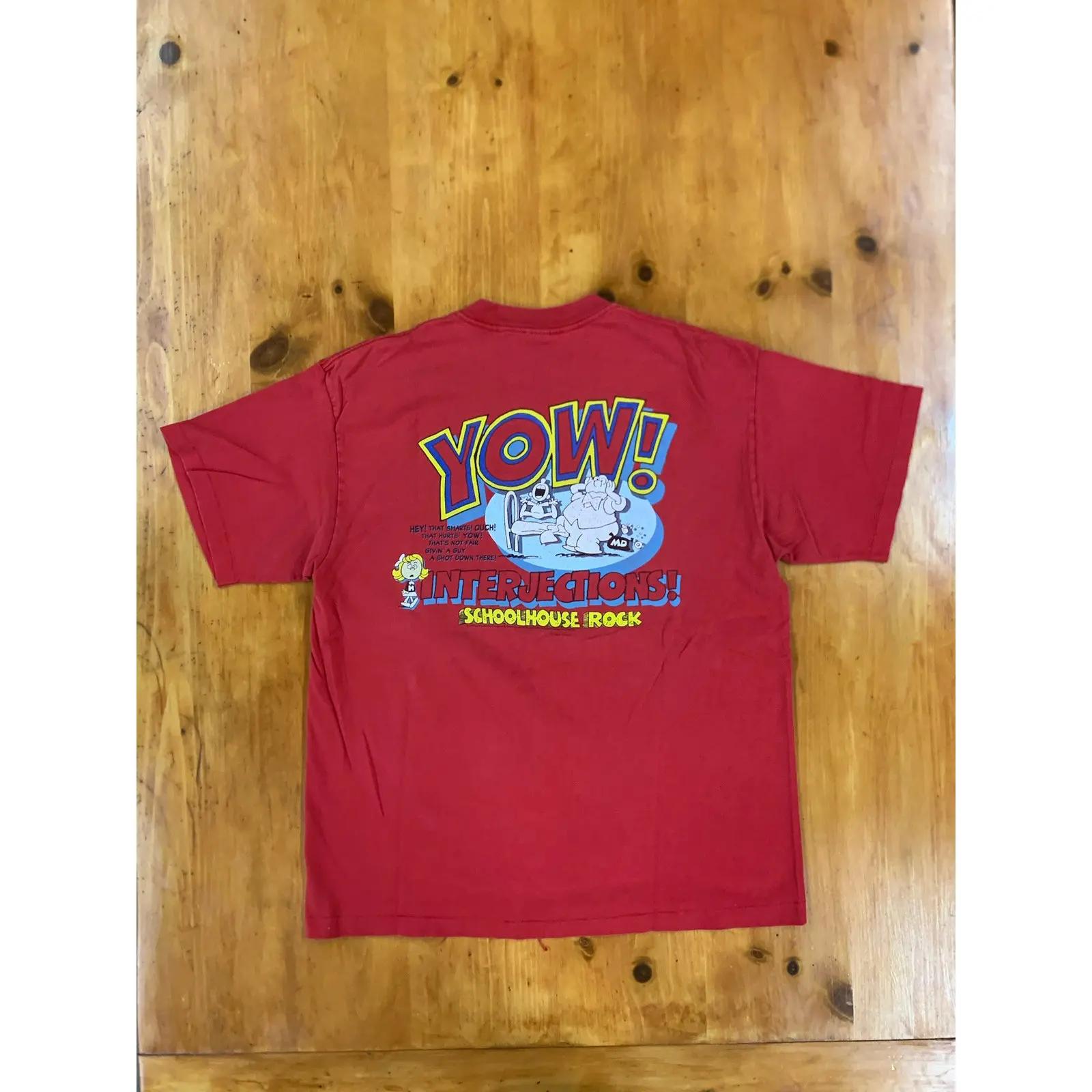 Vintage 1990s School House Rock Interjections T Shirt