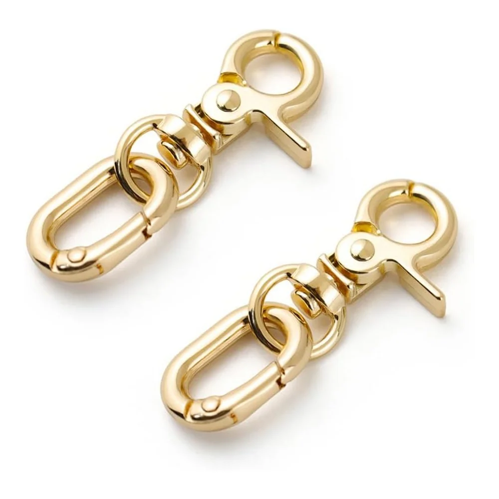 2pcs Double Opening Keychain Clip Set