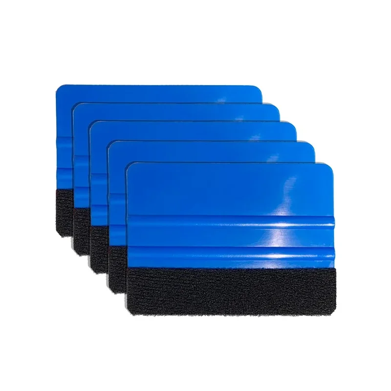 Vinyl Squeegee Wholesale Car Vinyl Wrapping Film Scraper Car Sticker Felt Scraper 5/10/20pcs Squeegee for Auto Window Film Tools