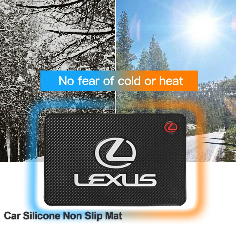 لوحة سيارة سجادة ضد الإنزلاق لزجة بطانة حماية من السيليكون السيارات الداخلية لكزس RX300 IS200 IS250 ES350 Ct200h UX250h NX300h RX350 ES300h