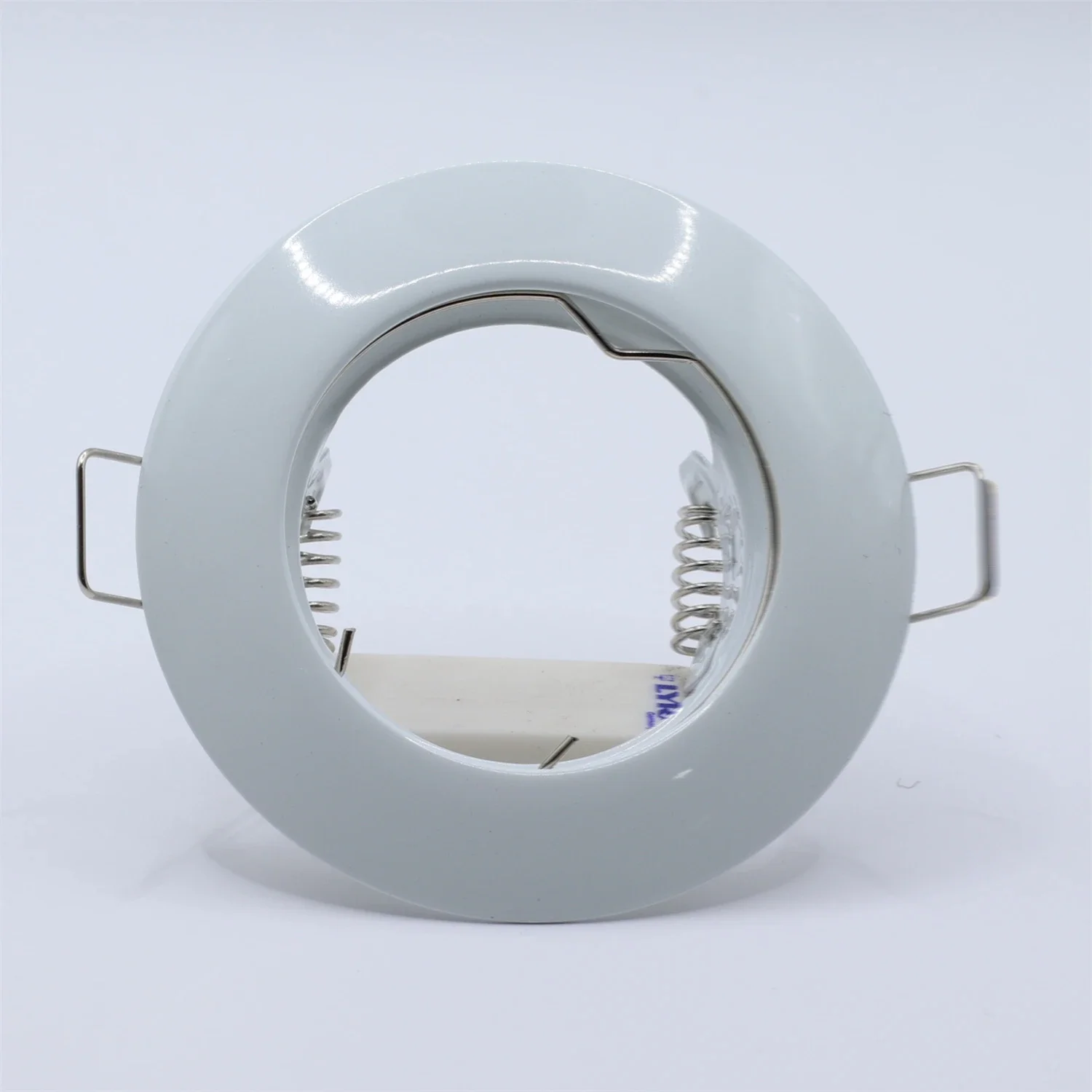 Metal LED Spotlight Fixture Frame Fitting White/Stain Nickel/Black/Chrome/Antique Brass Cutout 55mm Recessed Ceiling Light Frame