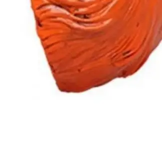 3d Feather Texture Ornament Detailed Resin Fence Decoration Chicken-shaped Resin Fence Ornament with 3d Feather Texture for Home