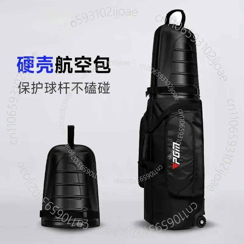 Golf Aviation Bag Men's and Women's Hard Shell Aircraft Checked Bag with Roller Skating Travel Ball Bag Anti-collision