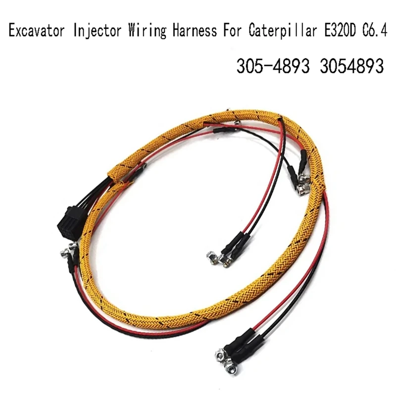 AU05 -305-4893 3054893 Excavator Injector Wiring Harness For Caterpillar E320D C6.4 Injector Wire Harness