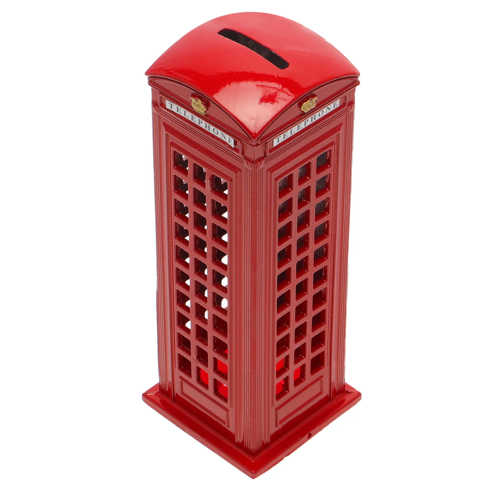 Piggy Bank British Pillar Box Vintage Piggy Bank With High Capacity Coin Money Safe Box Kids Gifts (Telephone Booth)