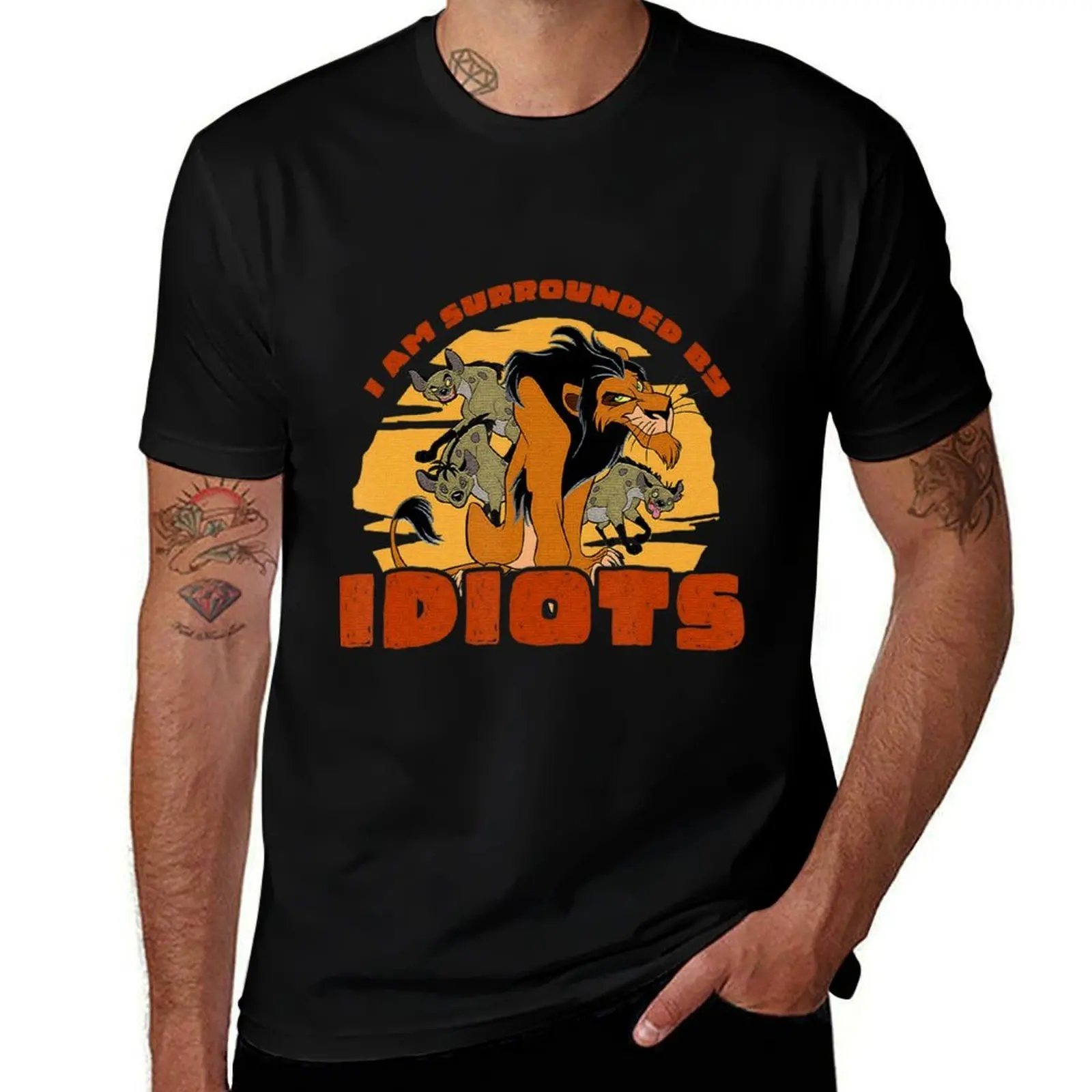 Surrounded By Idiots Lion Prince Sce T-Shirt cotton t shirt pack T-Shirt