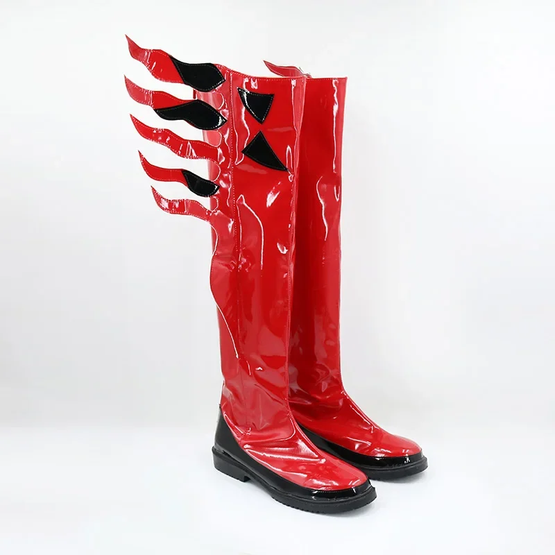 Mela Cosplay Shoes Halloween Carnival Boots PU Leather Shoes Cosplay Prop Custom Made