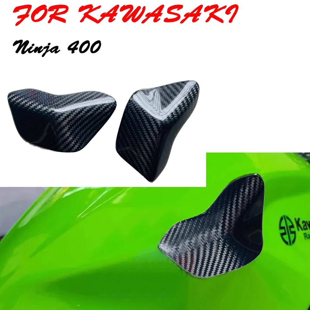 For Kawasaki Ninja 400/Z400 Carbon Fiber Fuel Tank Protective shell Modification Shell Decoration Ninja 400 Slides Protector