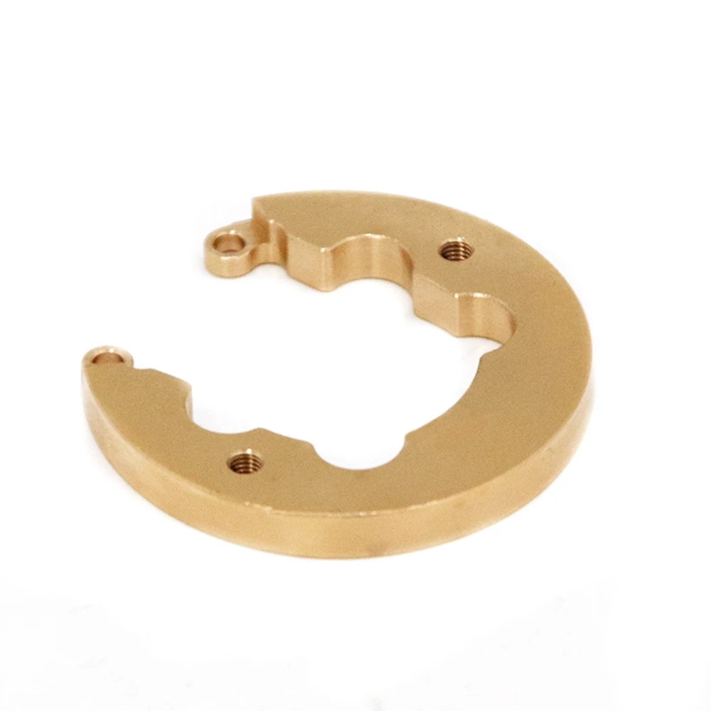 ABME New Brass Wheel Counterweight Balance Weight for RC AT4 JT4 1/10 RC Crawler Car Upgrade Parts Accessories