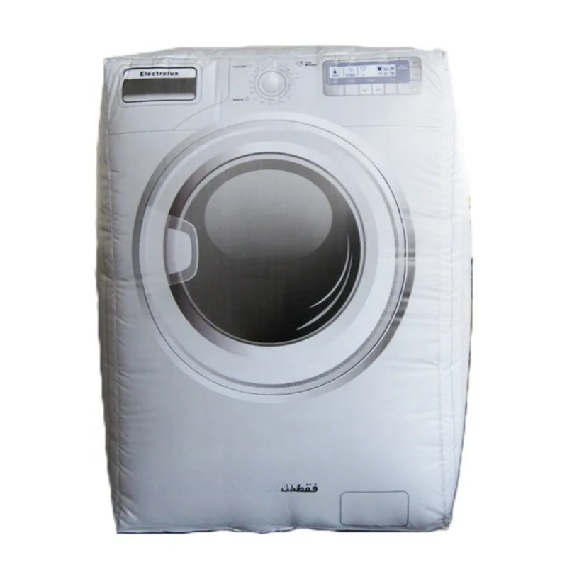

Outdoor decoration giant custom strong inflatable washing machine household goods advertisement